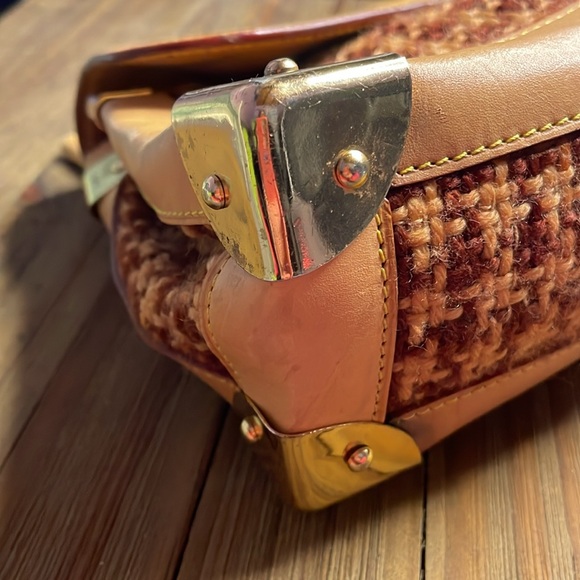 Louis Vuitton Vintage Limited Edition Rabat Bag in Coated Vinyl, Tweed & Leather - Picture 5 of 15